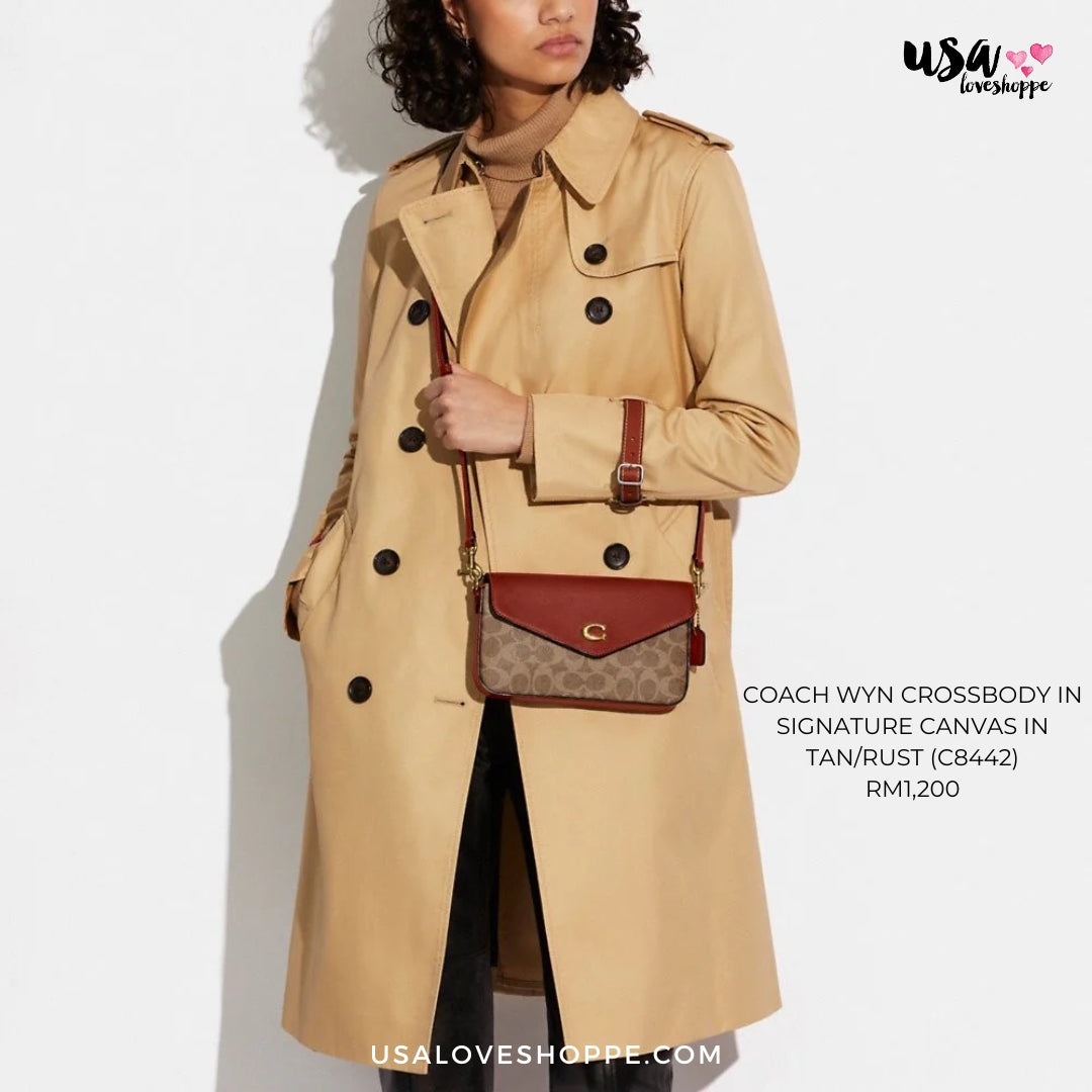 The Chic and Versatile COACH Wyn Crossbody in Signature Canvas: A Masterpiece for Your Collection