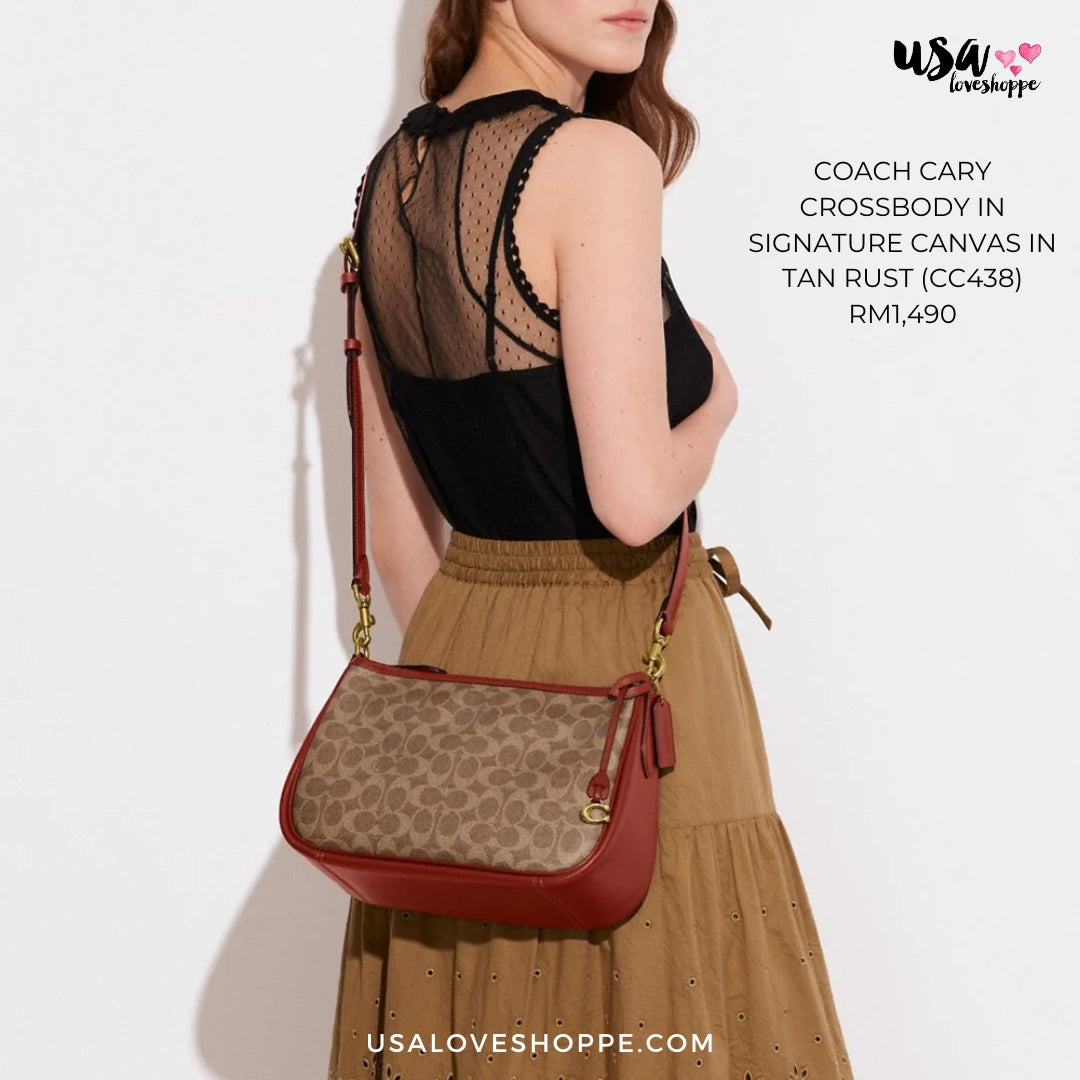 Elevate Your Style with the Coach Cary Crossbody in Signature Canvas