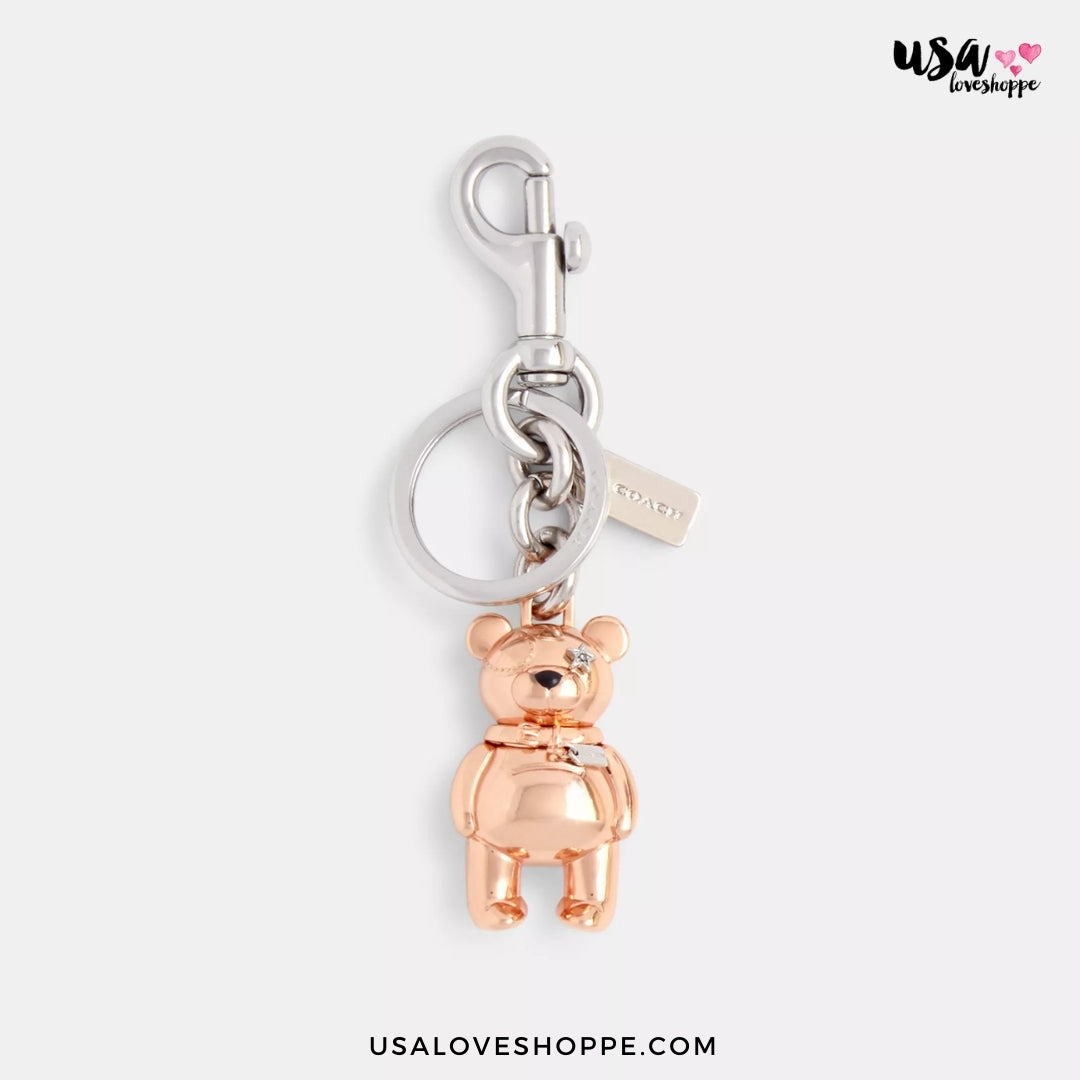 Coach store teddy bear charm