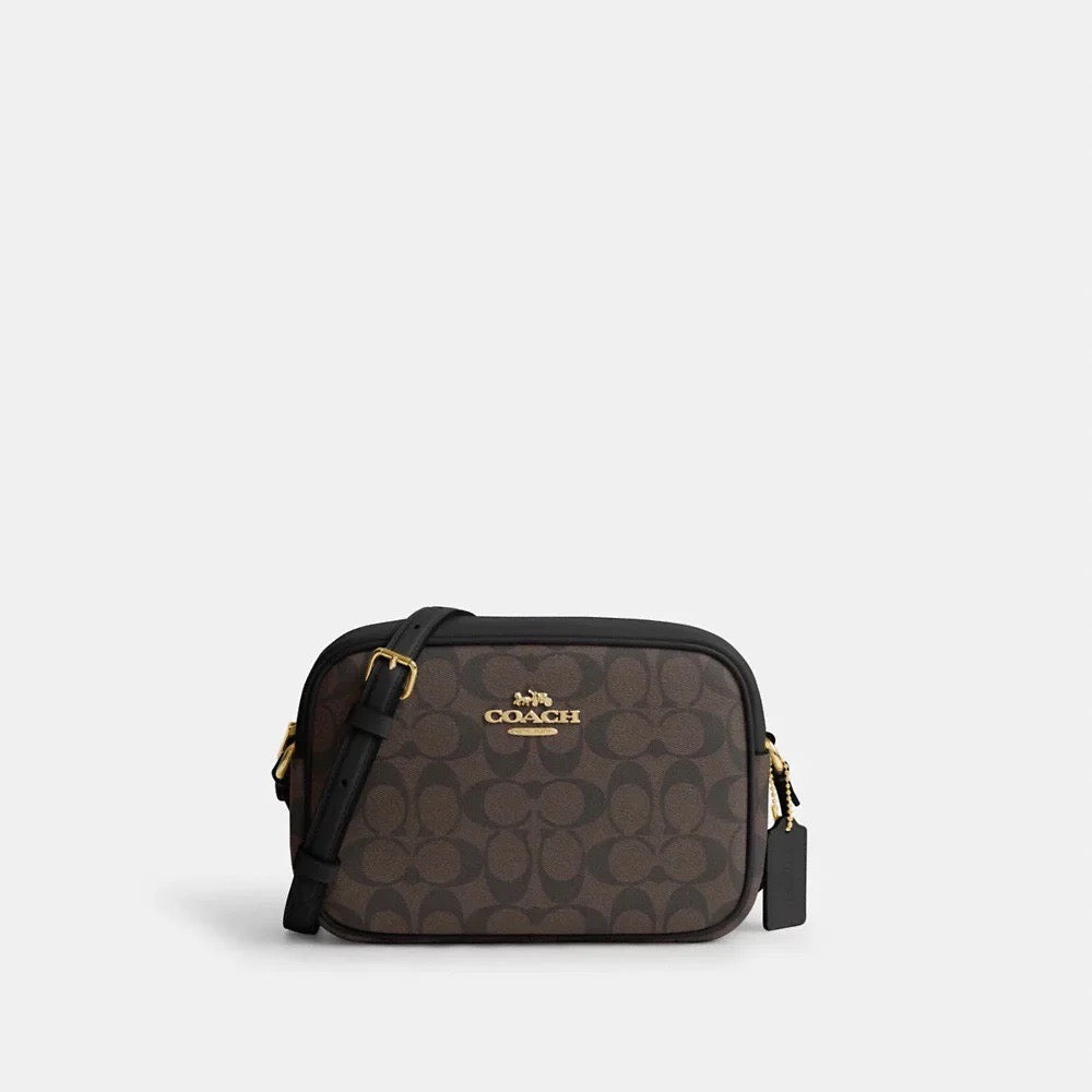 Discover the Elegance of the COACH Jamie Camera Bag in Signature Canvas