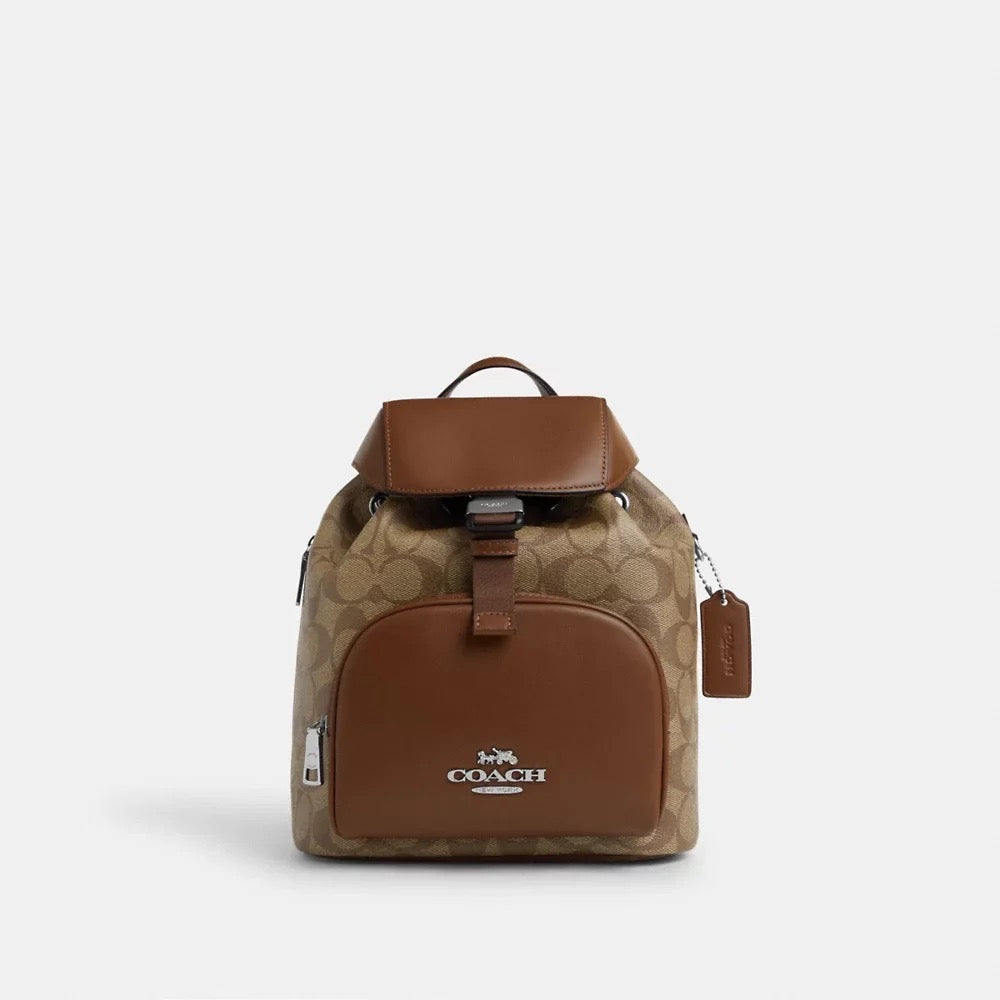 Elevate Your Style with COACH Pace Backpack in Signature Canvas