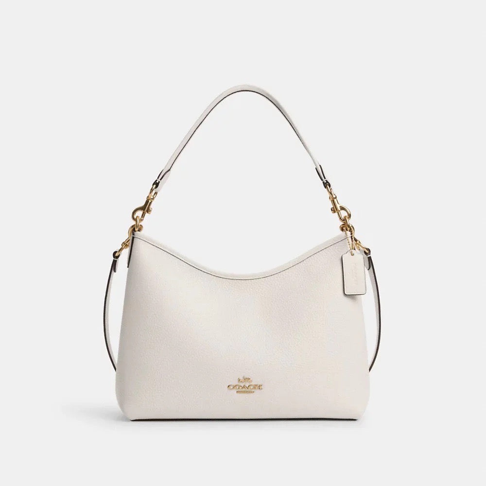 Discover the Elegance of Coach Laurel Shoulder Bag in Chalk - Exclusively For You