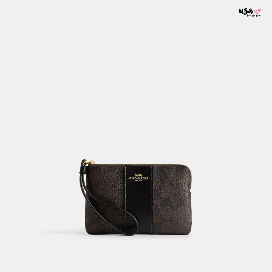 Why the Coach Corner Zip Wristlet in Signature Canvas Is the Cute Everyday Accessory You Didn’t Know You Needed