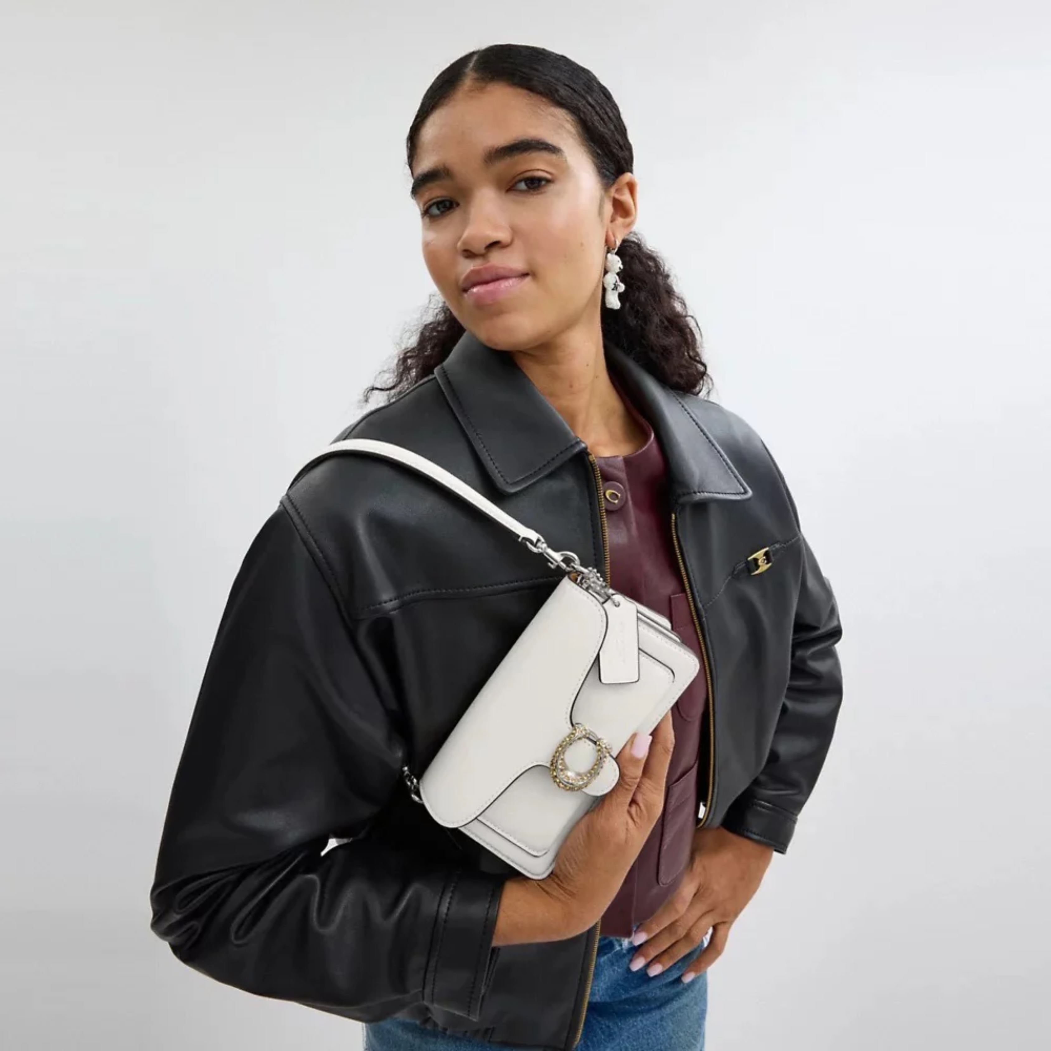 Discover the COACH Tabby Shoulder Bag 20 in Chalk