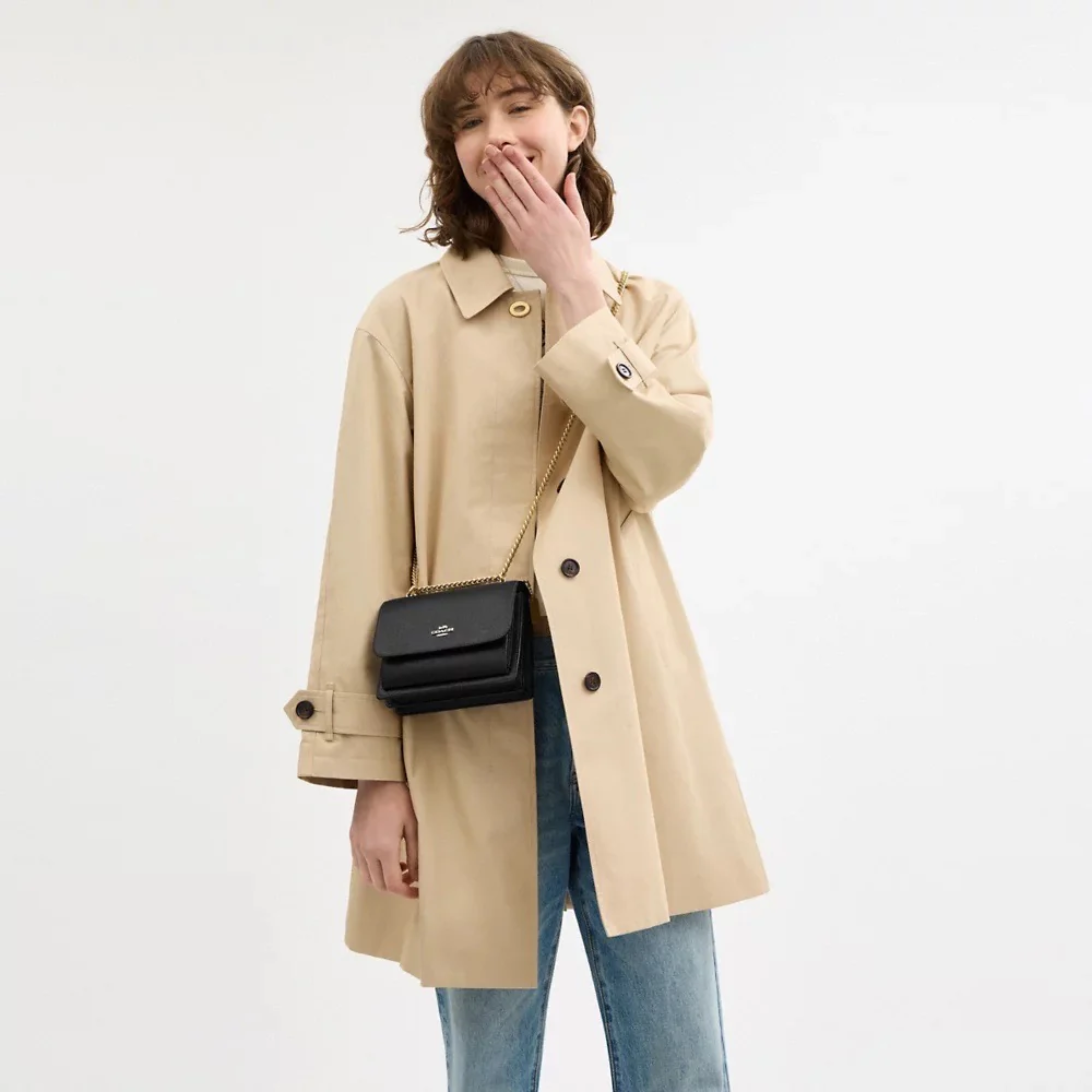 ✨ New Arrival: COACH Mini Klare Crossbody Bag in Black (GHW) ✨