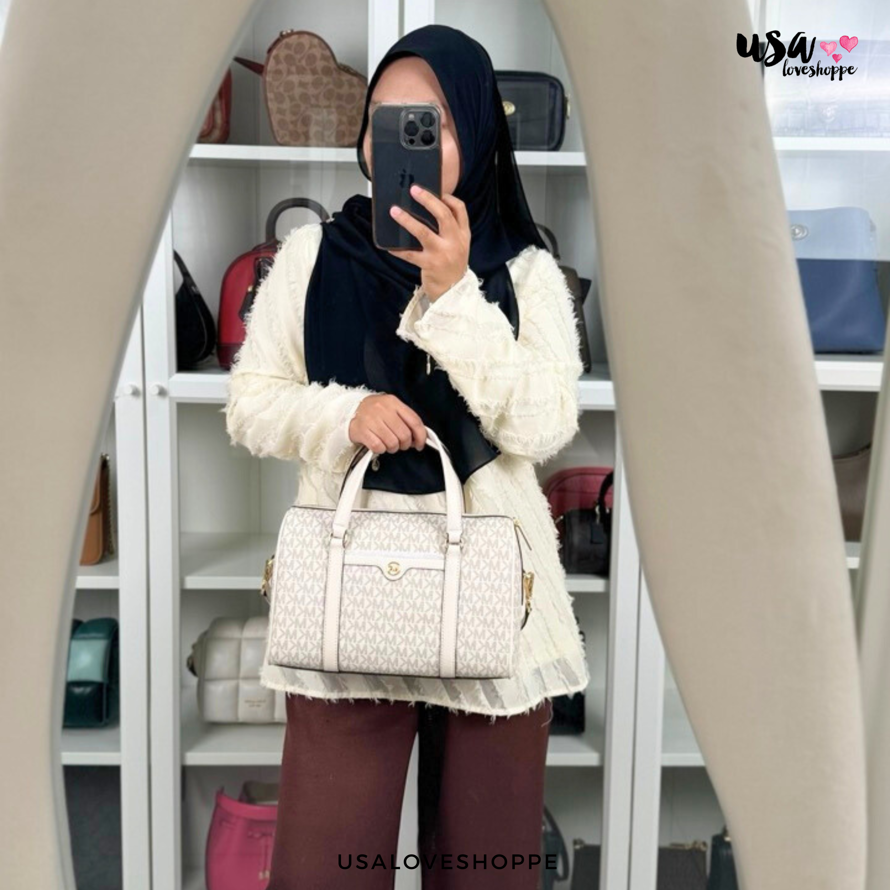 Enjoy Luxury for Less with the Michael Kors Travel Medium Duffle Satchel