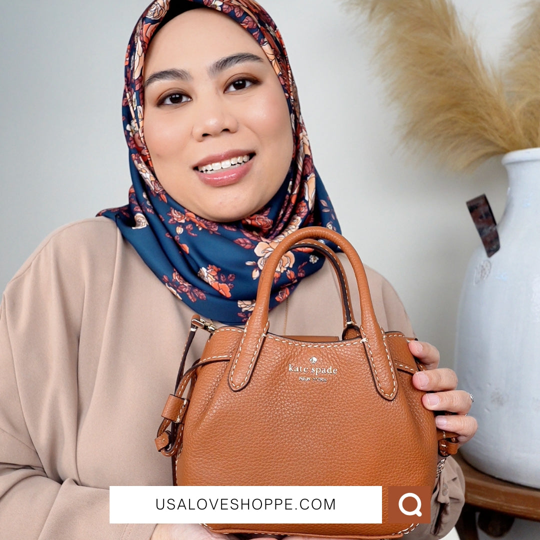 Kate Spade Dumpling Mini Satchel in Warm Gingerbread – Your Perfect Style Snack! 🍩👜
