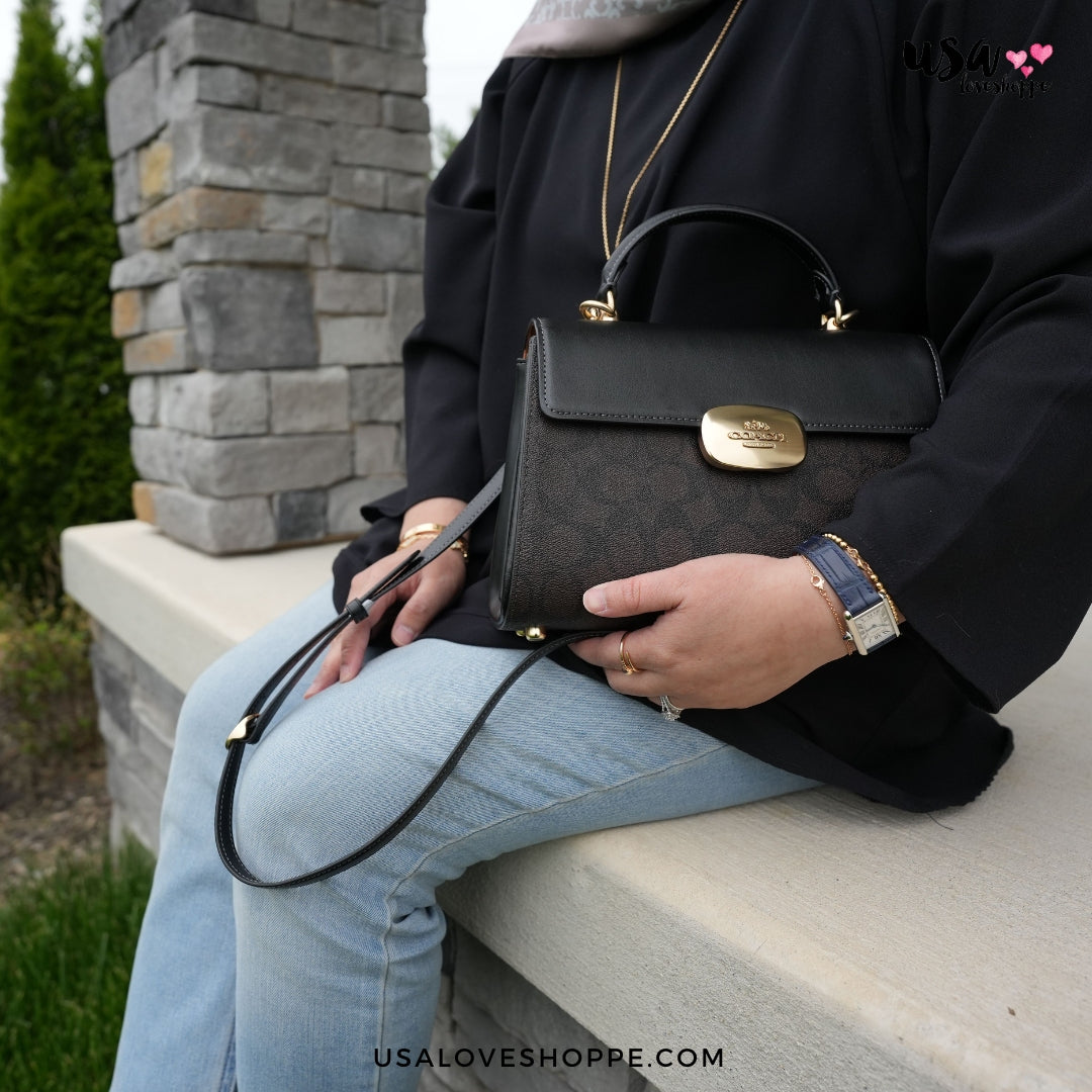 Coach top handle offers handbags