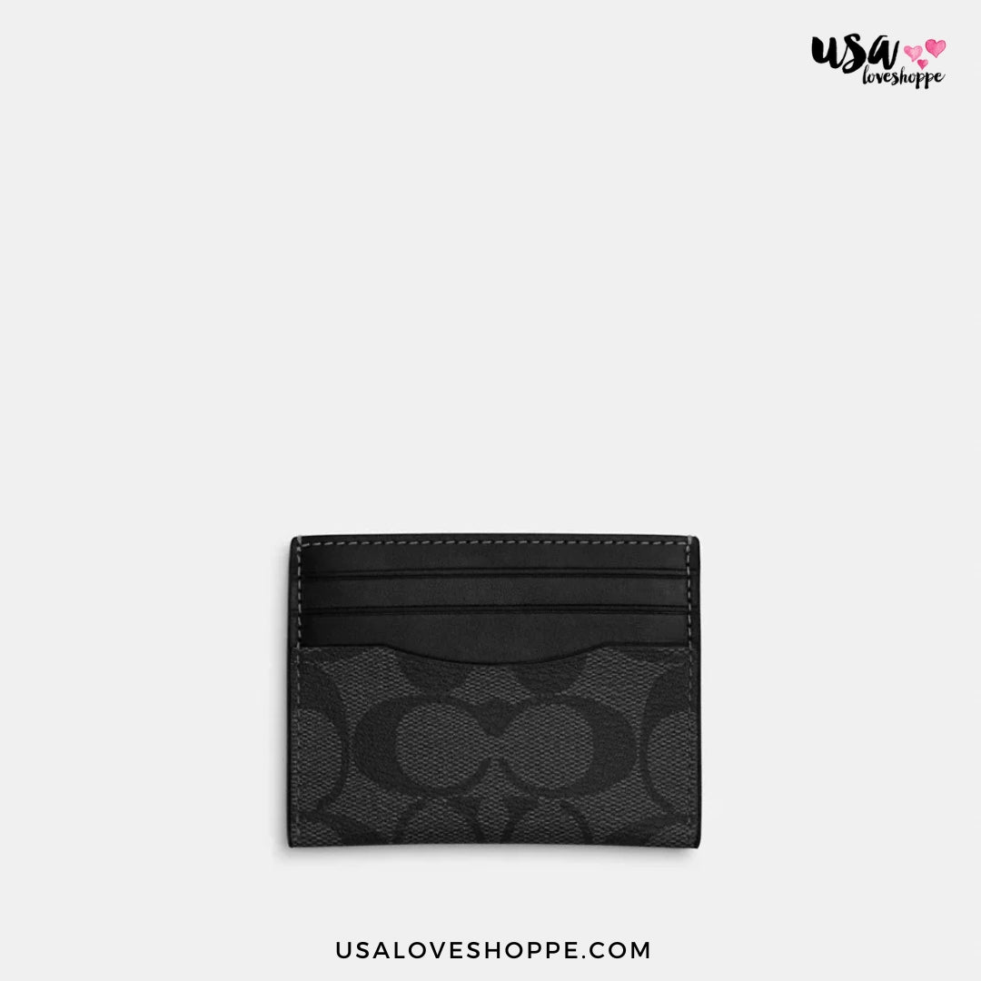 The Coach Slim ID Card Case: Sophistication Meets Convenience for the Modern Man