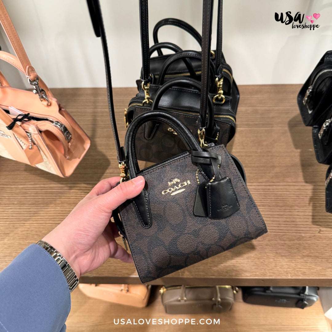 Coach black mini bag sale