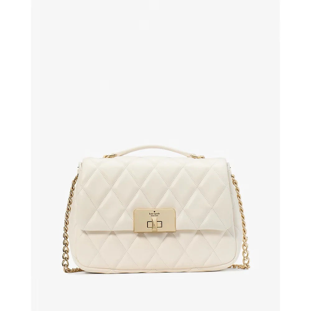 Experience Elegance with Kate Spade Carey Quilted Small Flap Crossbody