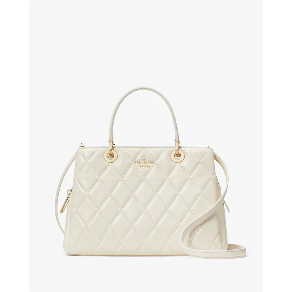 Elevate Your Style with the Quilted Elegance of the Kate Spade Carey Satchel—Available at a Better Price than in Malaysia
