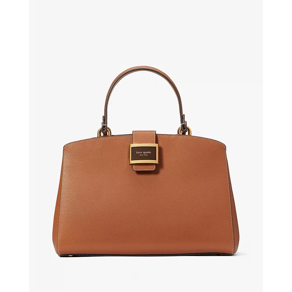 Unveiling the Exquisite Kate Spade Katy Satchel in All Spice Cake – Your Affordable Luxury Companion