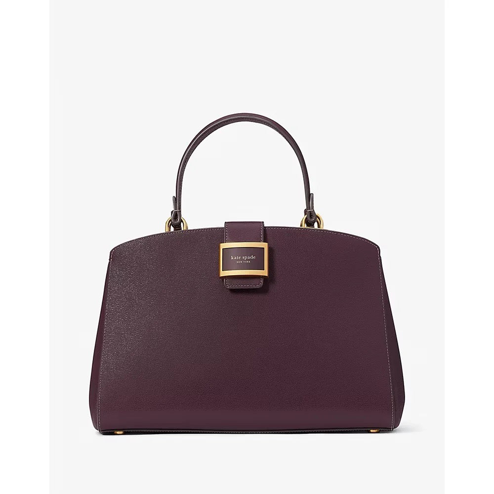 Discover Elegance with the Kate Spade Katy Satchel in Deep Cherry