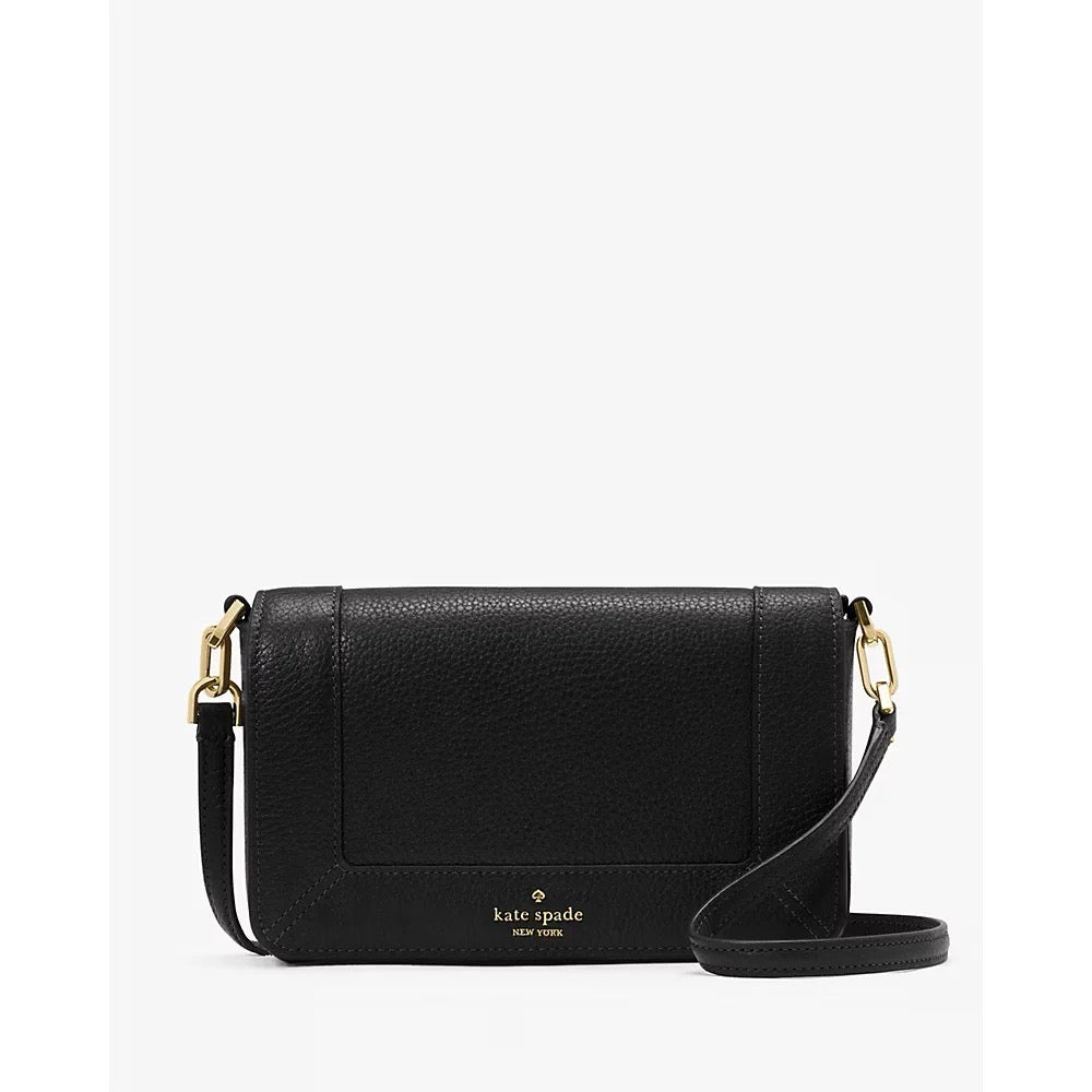 Discover the Elegance: Kate Spade Lena Mini Flap Crossbody in Black