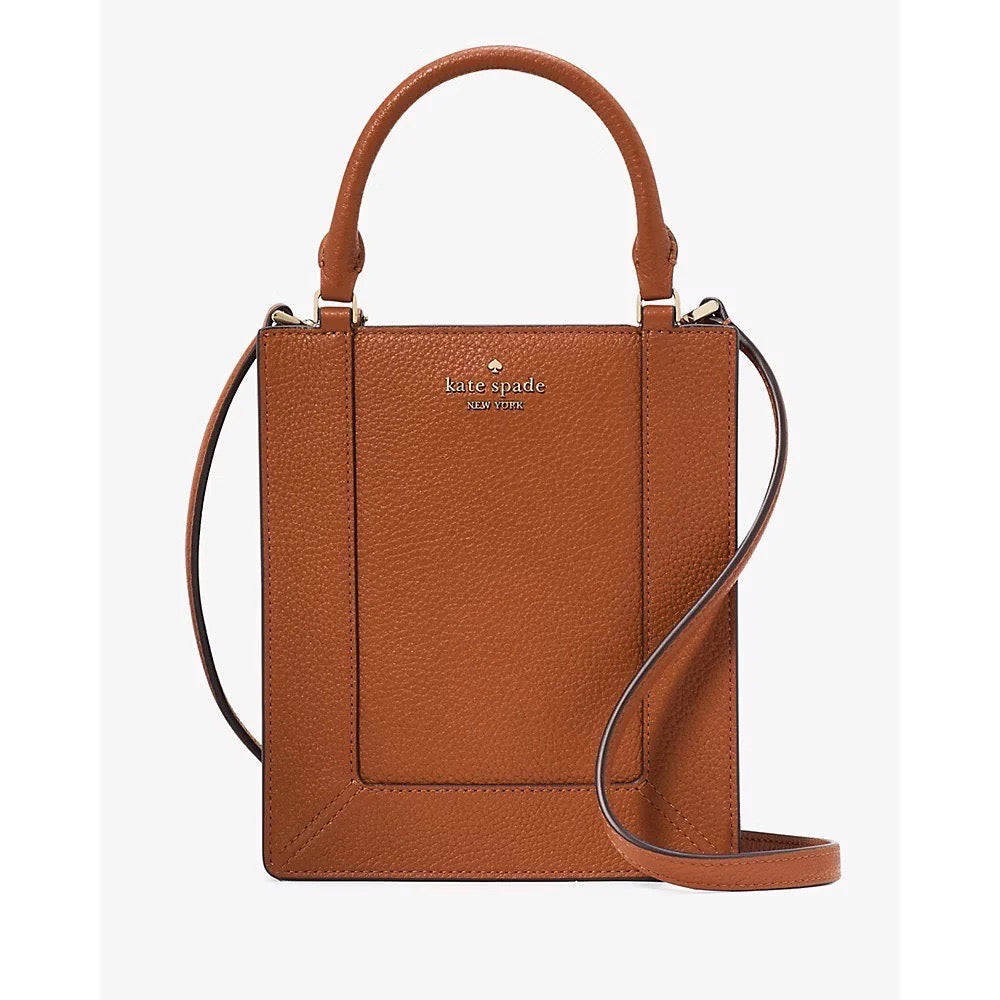Embrace Chic Sophistication with the Kate Spade Lena Mini Tote in Warm Ginger - Available Exclusively at usaloveshoppe!