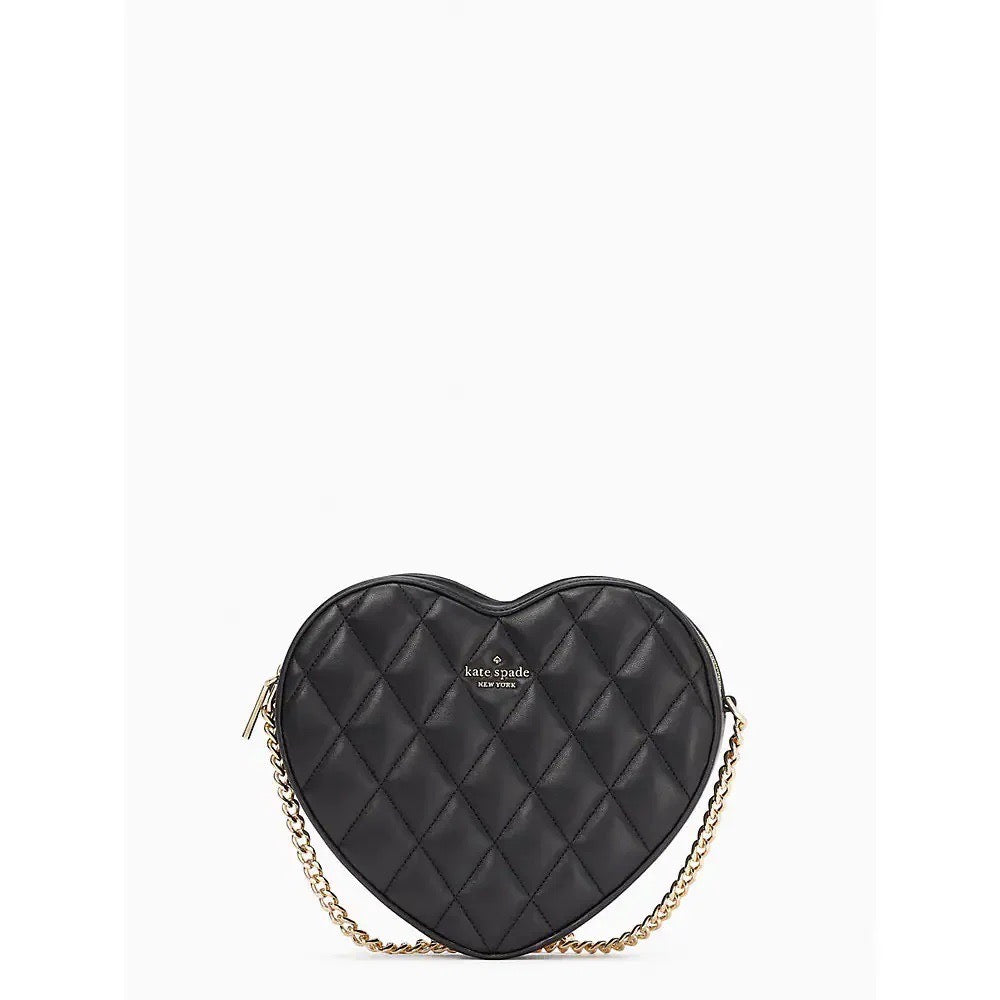 Fall in Love with Kate Spade Love Shack Quilted Heart Crossbody Purse – A Statement Piece at a Steal