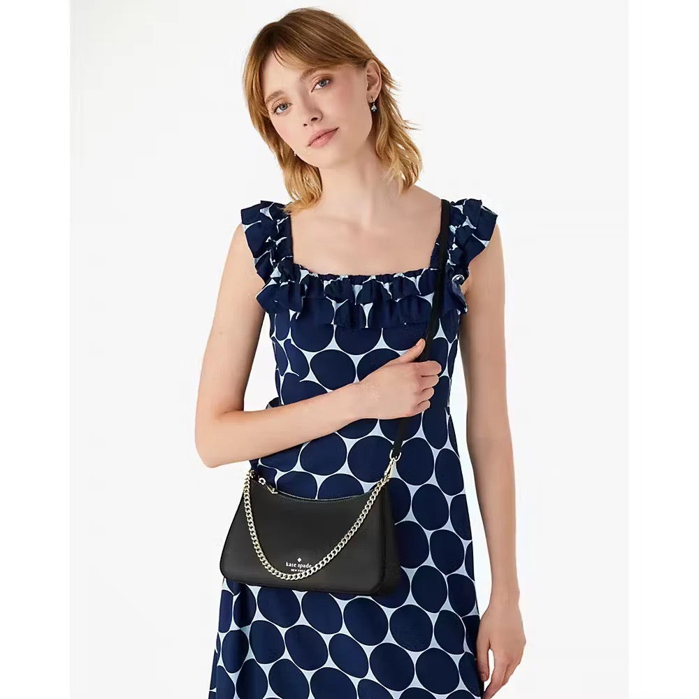 Elevate Your Style with Kate Spade Madison Saffiano Leather Convertible Crossbody in Black (KC439)