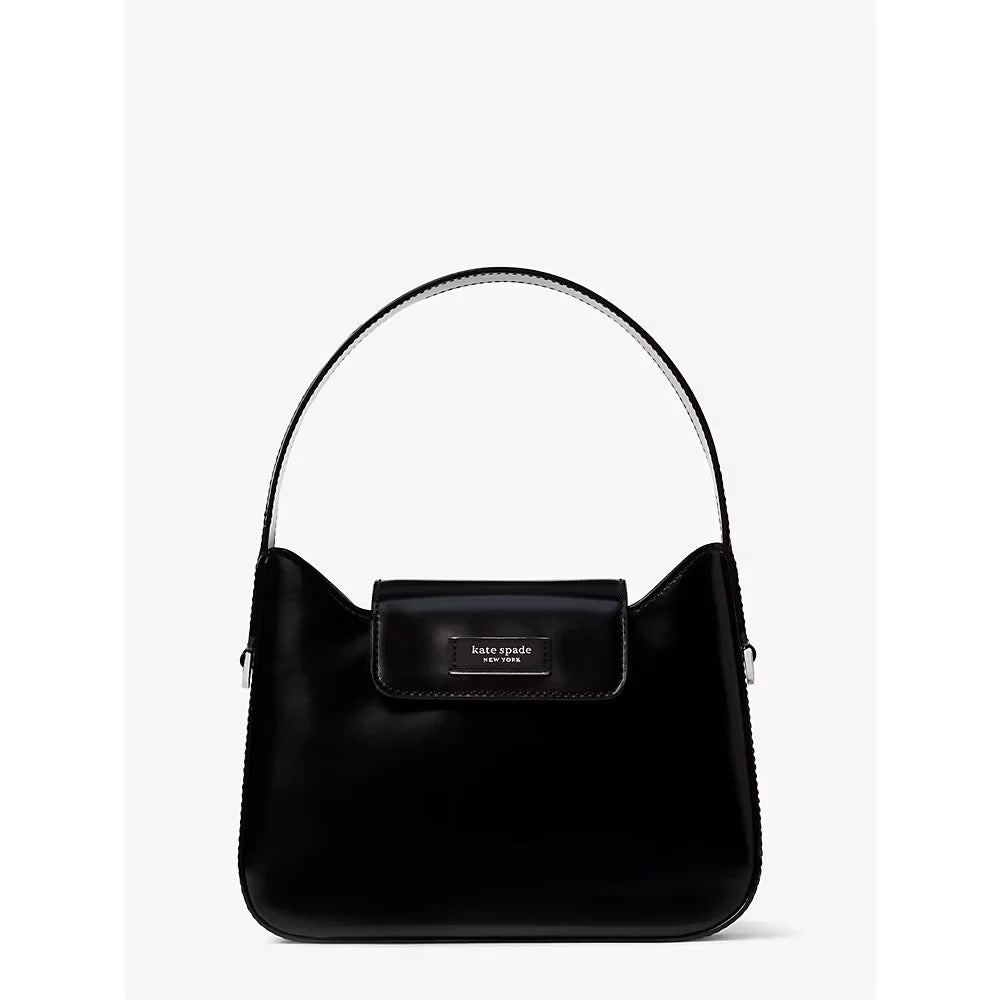 Unveiling the Kate Spade Sam Icon Leather Mini Hobo Bag in Black – Exclusively at usaloveshoppe