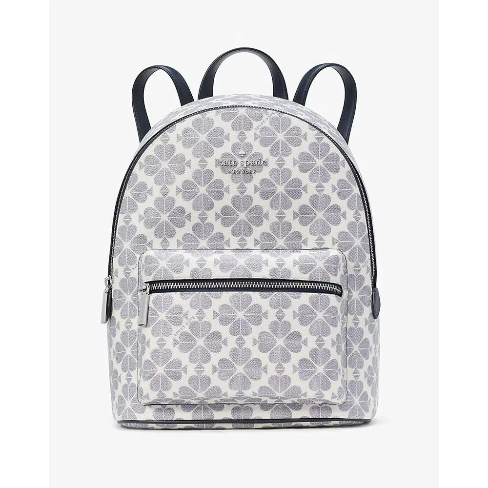 Discover the Chic Kate Spade Signature Spade Flower Backpack in Navy Multi – Available at Unbeatable Prices!