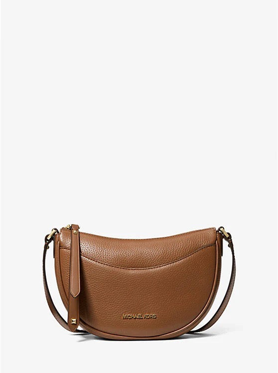 Elevate Your Style with the Michael Kors Dover Small Half Moon Crossbody!