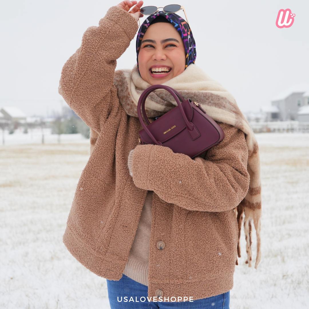 Elevate Your Style with Michael Kors Katya Small Satchel Crossbody in Oxblood