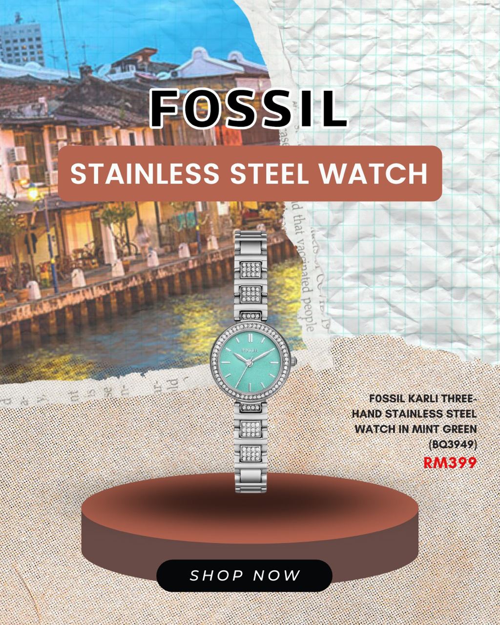 Discover Timeless Elegance: The Fossil Karli Watch – A Perfect Blend of Classic and Modern Style
