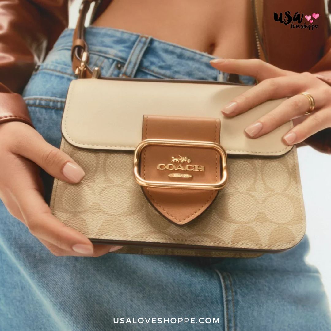 Fall in Love with Coach Outlet's New Khaki Multi-Color: Get the Morgan Square Crossbody for RM899!
