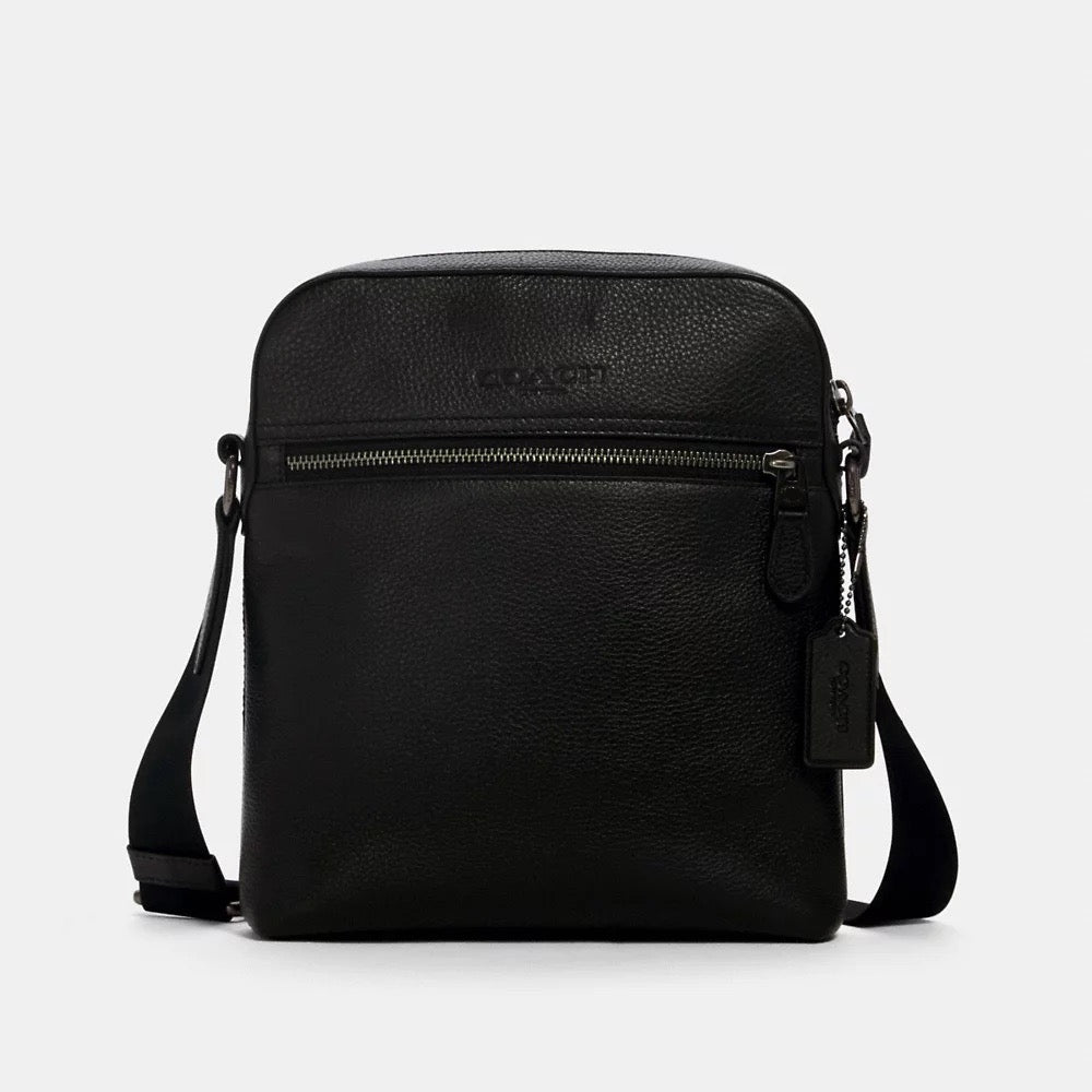 AUCTION COACH Men Houston Flight Bag in Black (F49312)