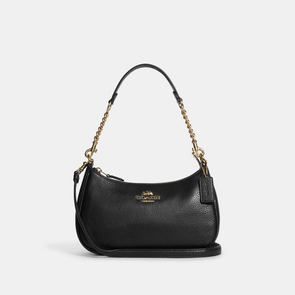 Coach discount pebbled leather