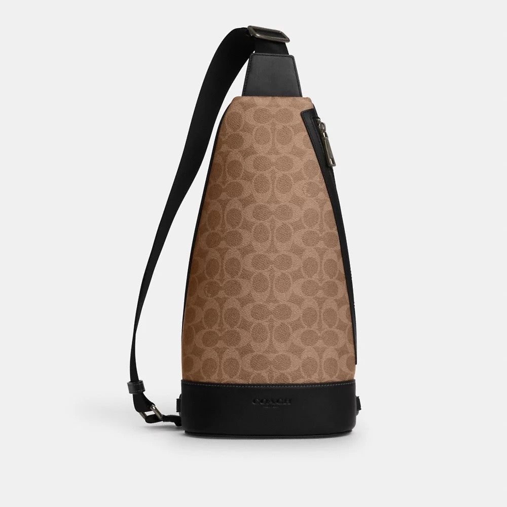 Coach Bag Malaysia | COACH Dominic Sling Pack In Signature Canvas