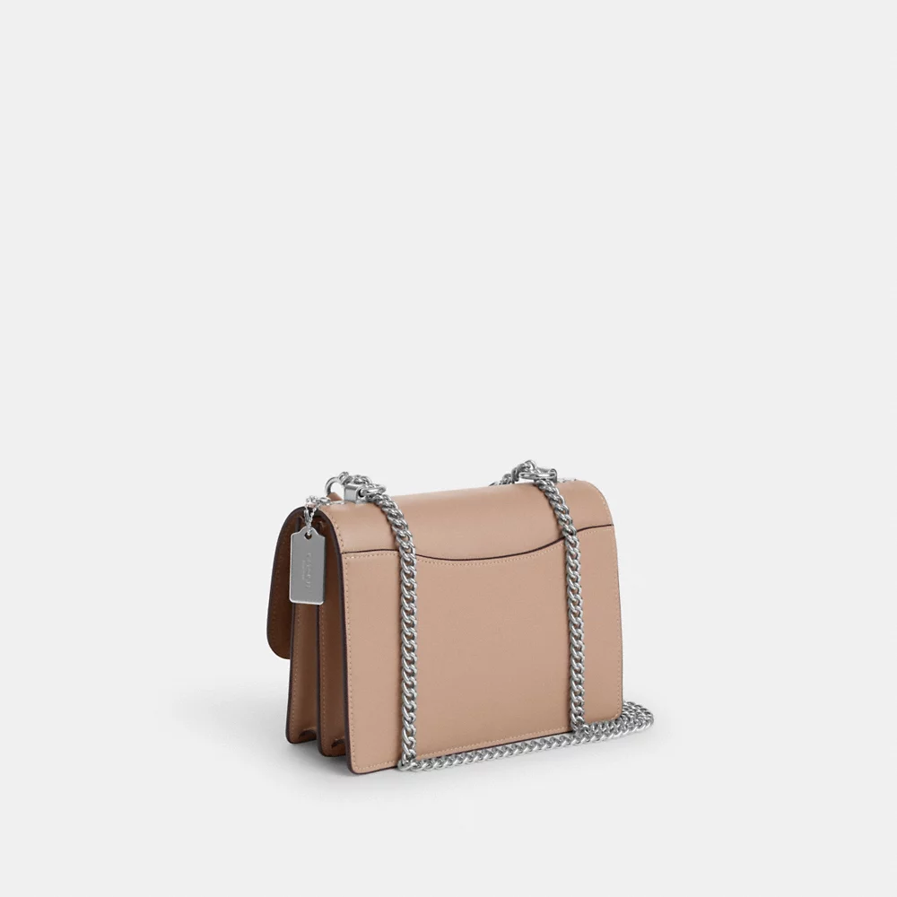AUCTION COACH Klare Crossbody Bag In Signature Canvas In Sand/Taupe (CV978)