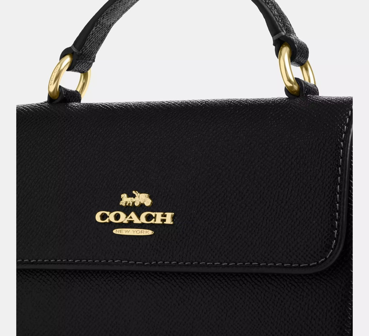 AUCTION COACH Mini Josie Top Handle Bag in Black (CCK67) 1