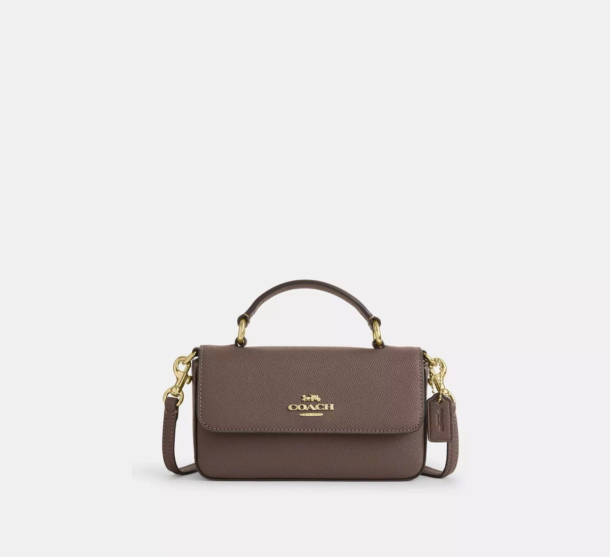 AUCTION COACH Mini Josie Top Handle Bag in Dark Stone (CCK67) 1