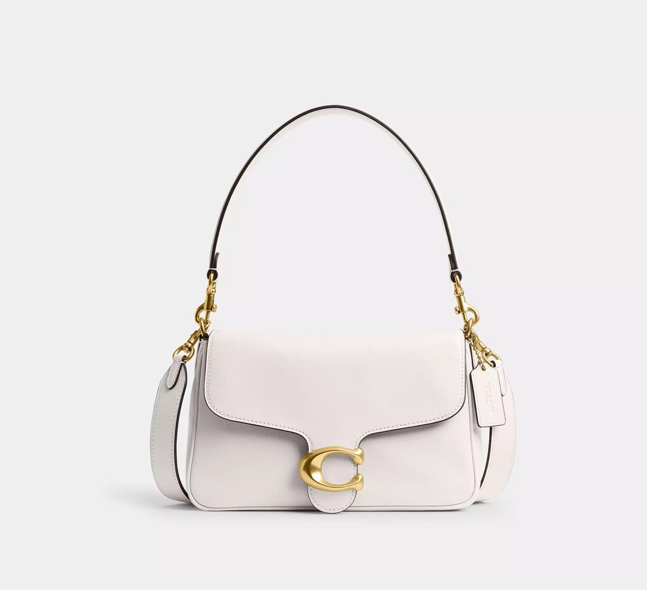 COACH Bag Malaysia | COACH Soft Tabby Shoulder Bag in Chalk (CAM98)