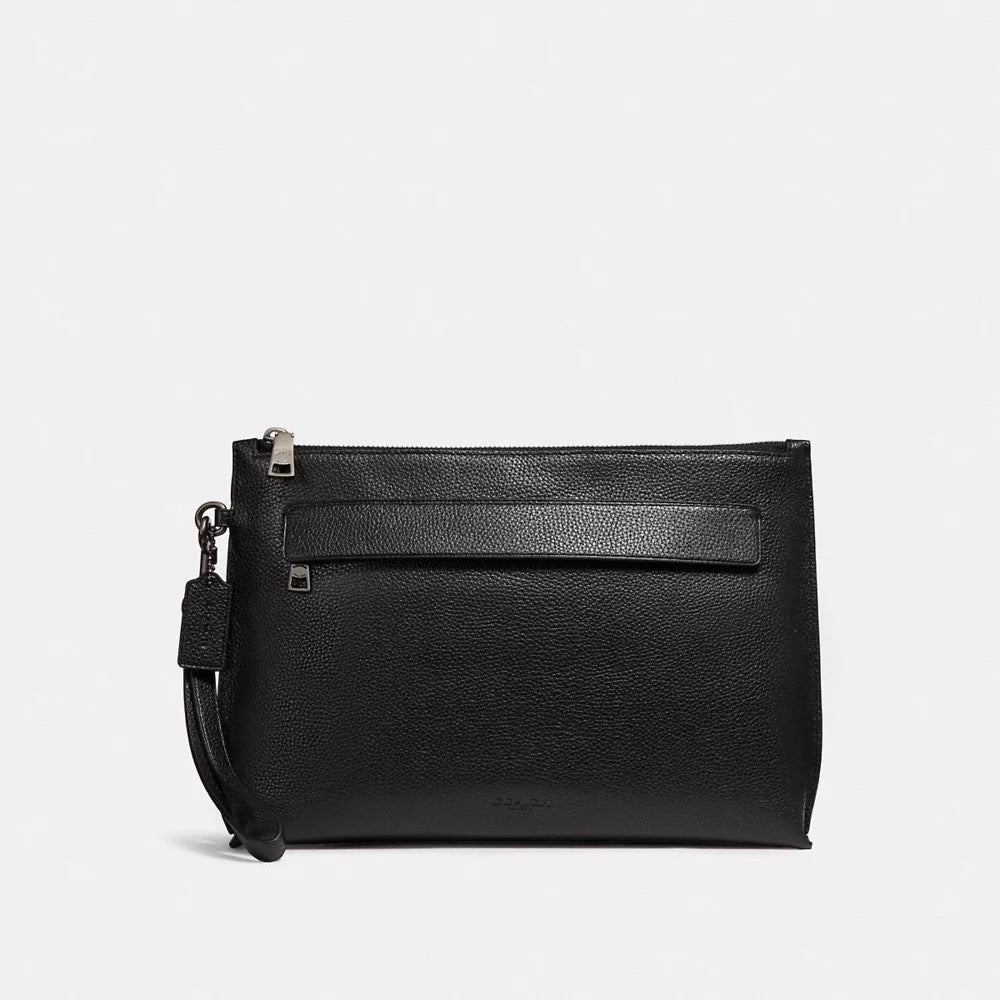 COACH Bag Malaysia COACH Men Carryall Pouch in Black 28614