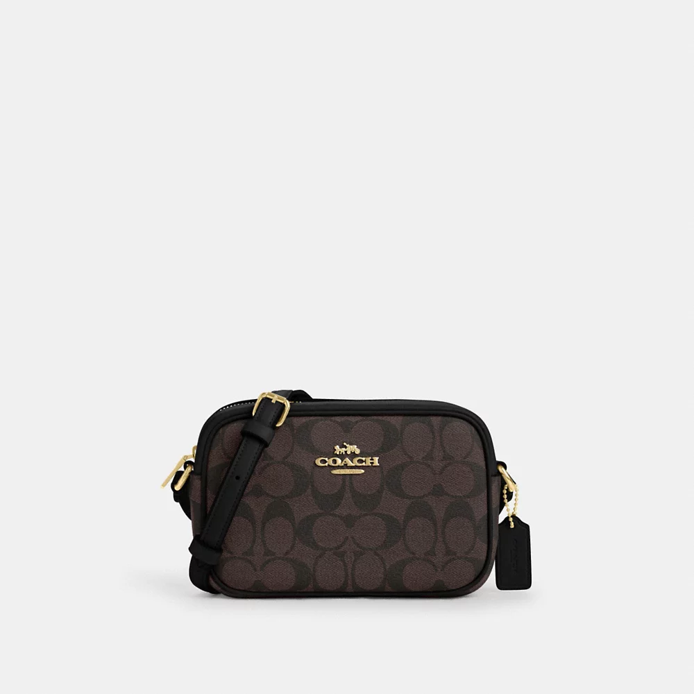 Coach camera bag in signature canvas discount