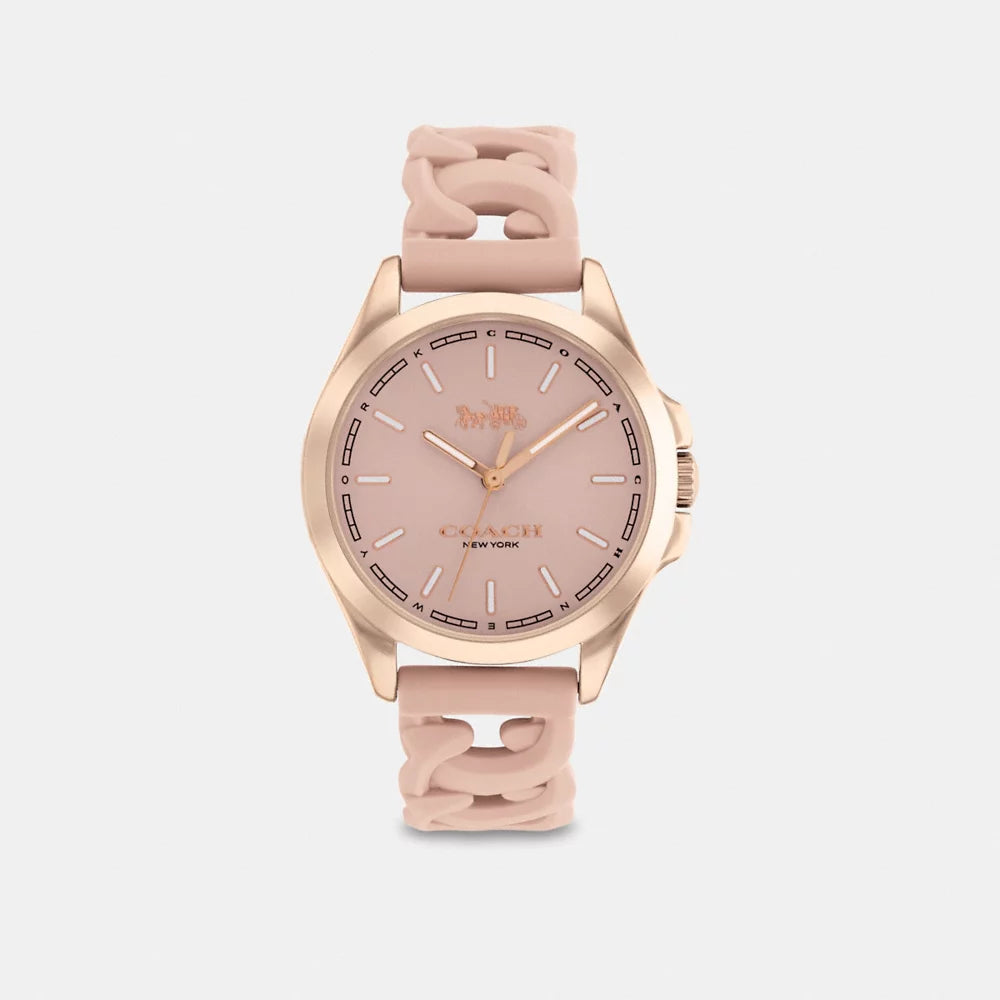 INCOMING ETA END OCT 2024 COACH Libby Watch 34 Mm in Pink C9579