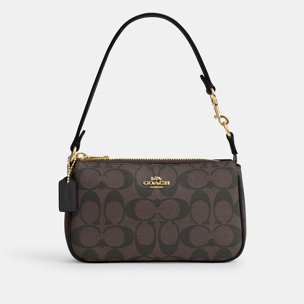 AUCTION COACH Nolita 19 In Signature Canvas in Brown/Black (CS442)