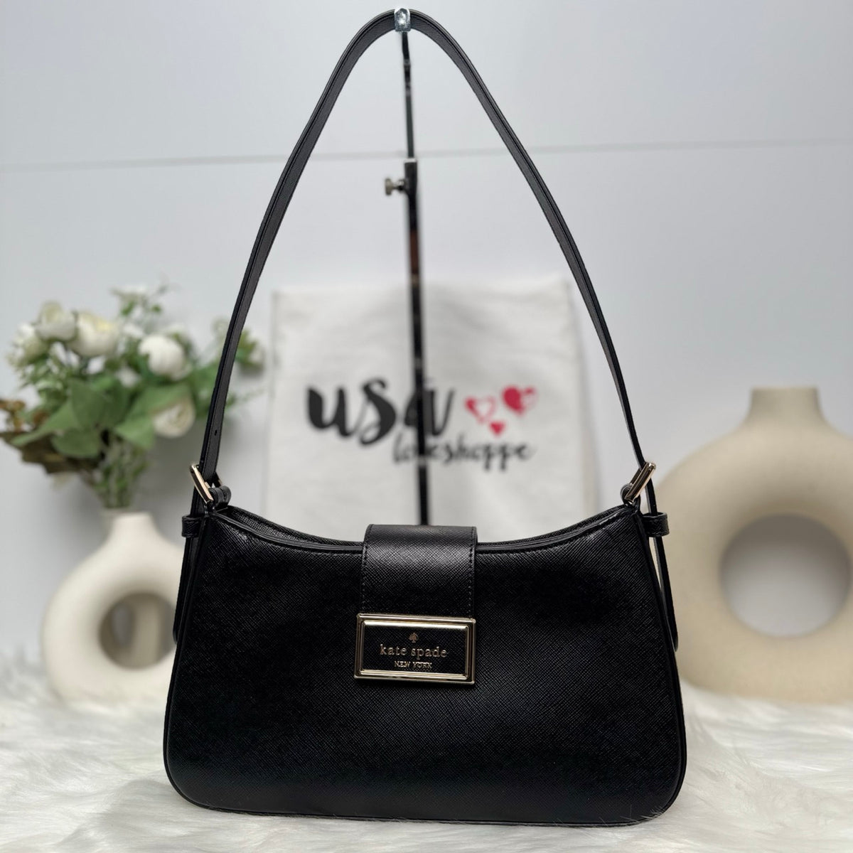 AUCTION Kate Spade Reegan Small Shoulder Bag in Black (KG185)