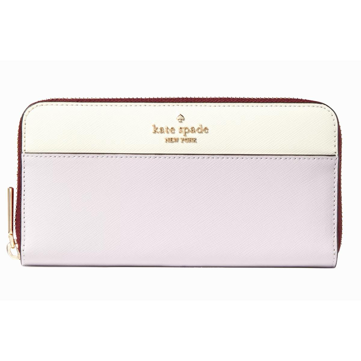Kate Spade Madison Large Continental Wallet in Lilac Moonlight Multi (KC509)