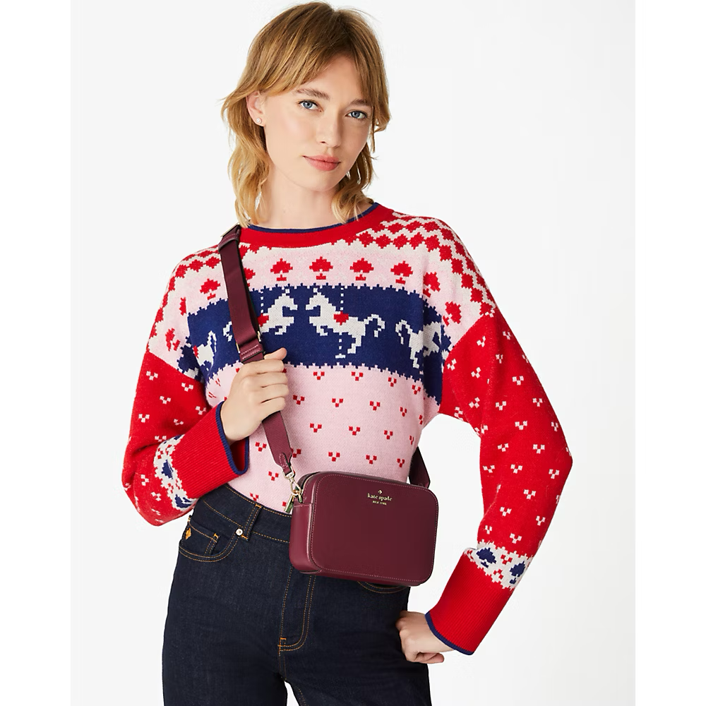 AUCTION Kate Spade Madison Mini Camera Bag in Blackberry (KC584) (Copy)