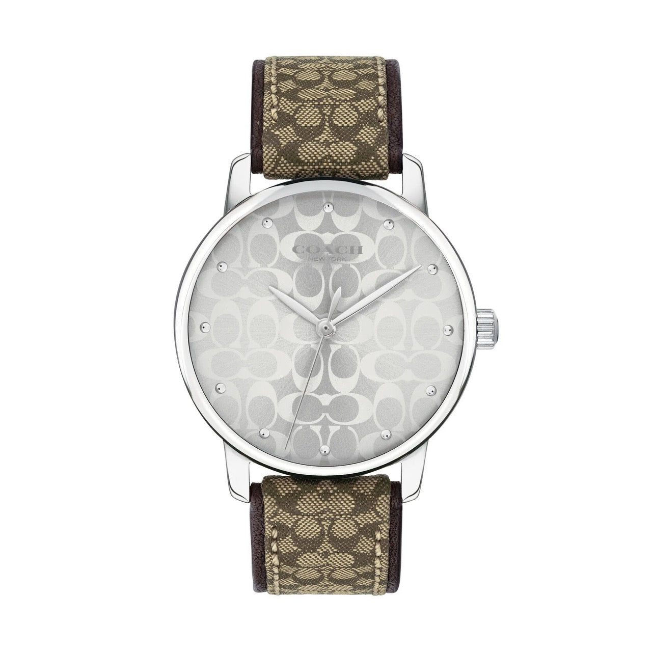 C0ACH Grand Women's Watch, 36mm in Khaki (SHW) (14503405)