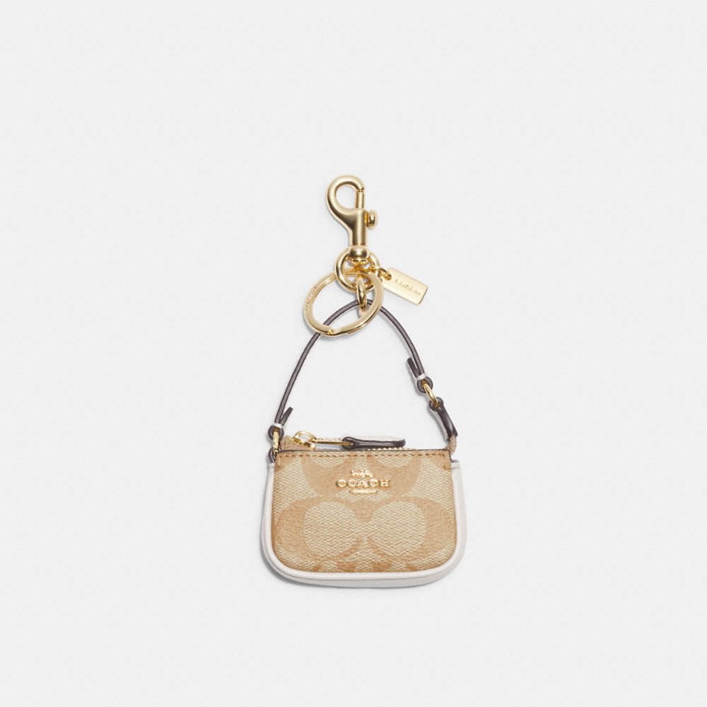 Mini hotsell coach backpack keychain charm