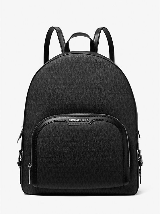 Michael Kors Bag Malaysia Micheal Kors Jaycee Large Logo Backpack In Signature Black 35S2S8TB7B