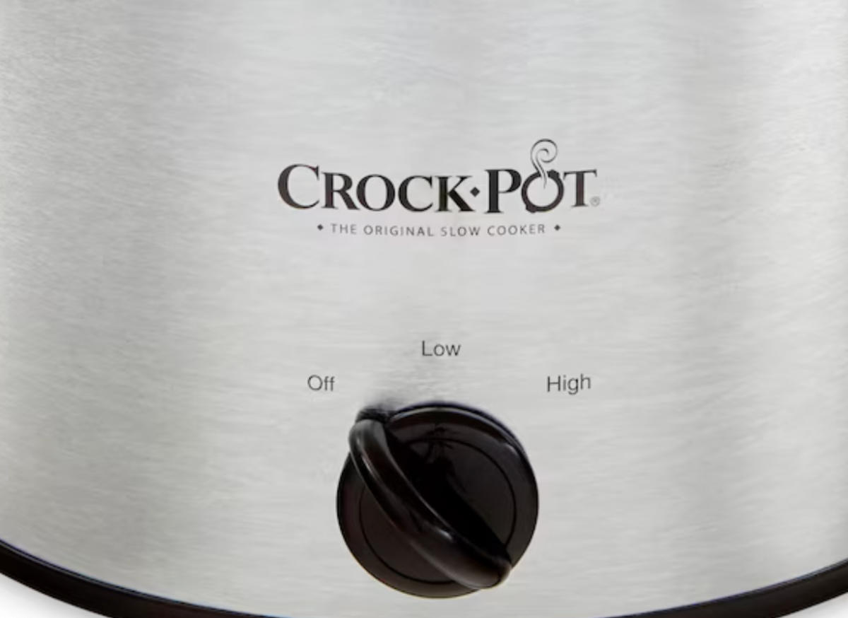 Crock-Pot 4-Quart Round Slow Cooker – Stainless Steel