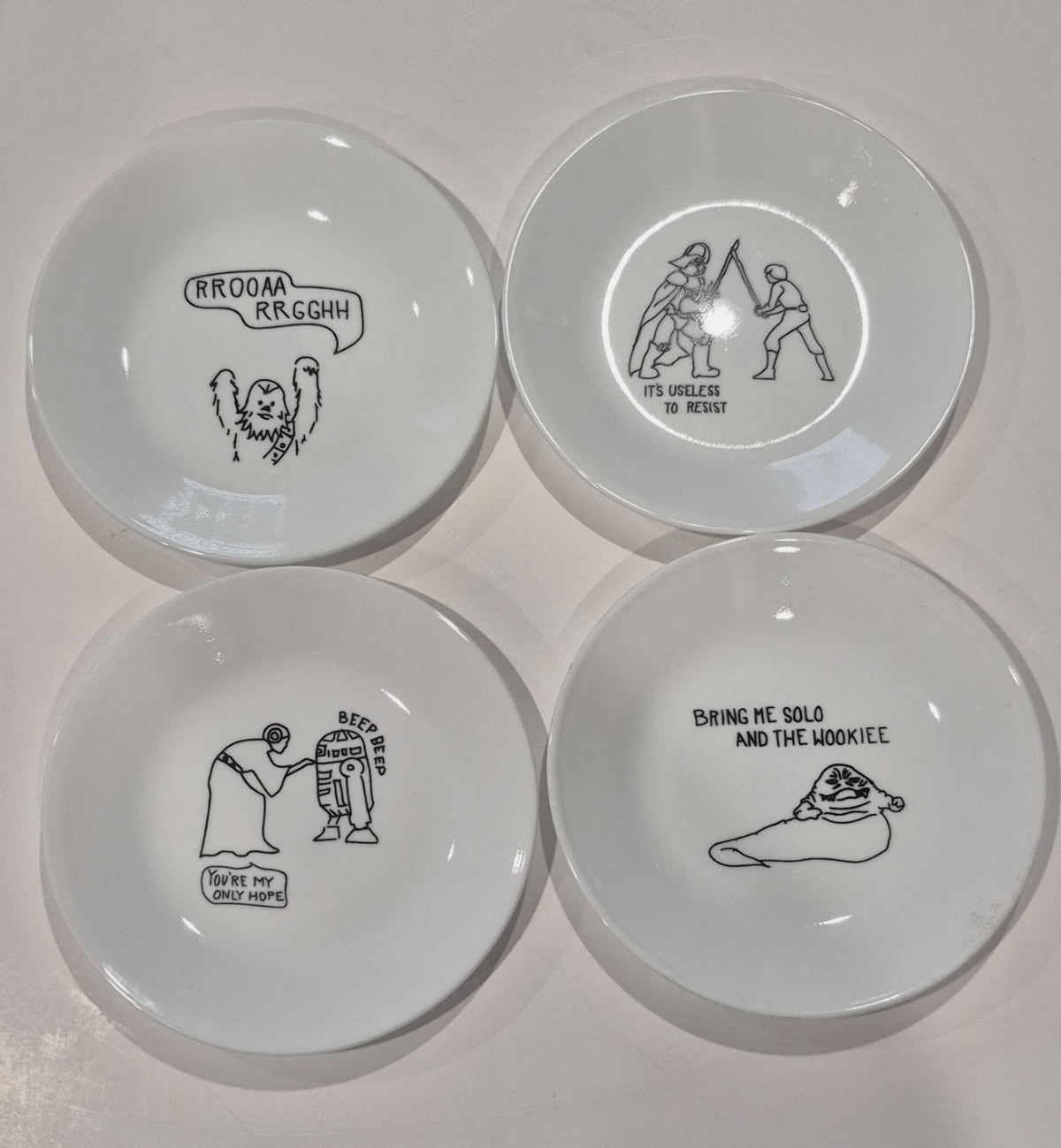 CORELLE SALAD PLATE 6.75 INCH 4 PIECES