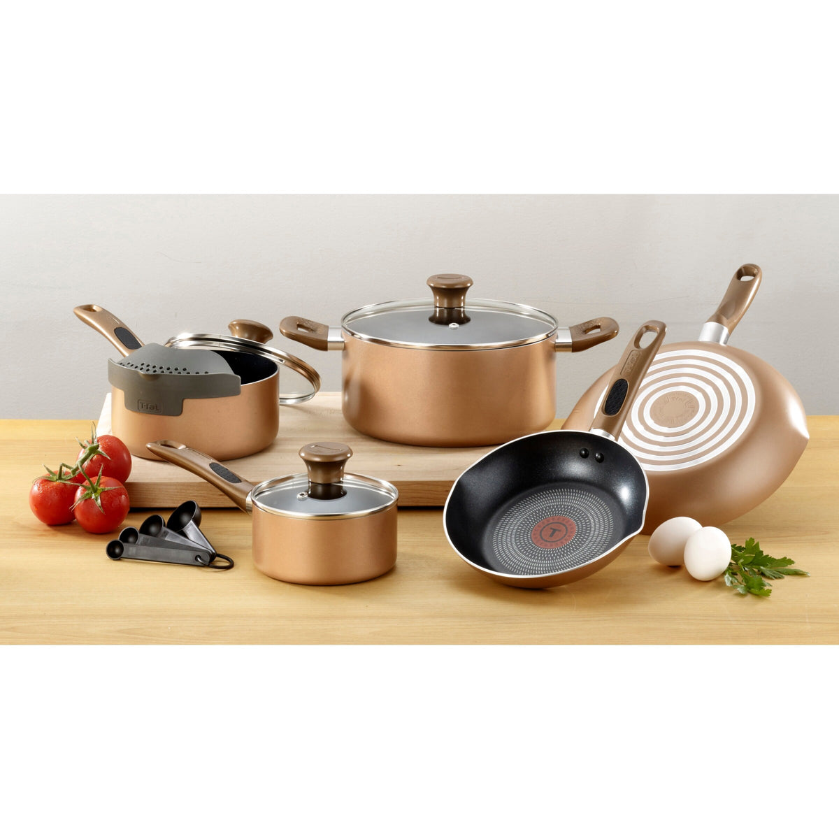 Tefal Excite 14-Piece Nonstick Cookware Set