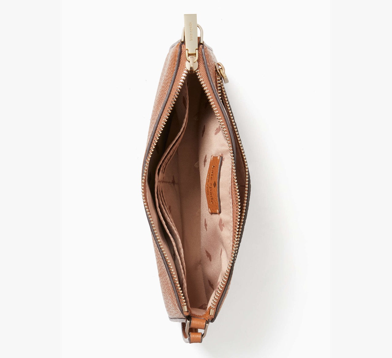 [INCOMING ETA END MAY 2024] KS Leila Pebbled Leather Convertible Wristlet in Warm Ginger (K6088)