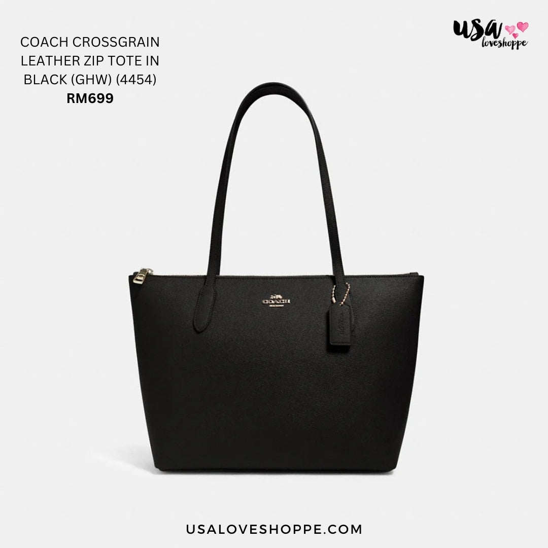 Discover the Elegance of Coach Crossgrain Leather Zip Tote: Unmatched Deals for Malaysian Shoppers